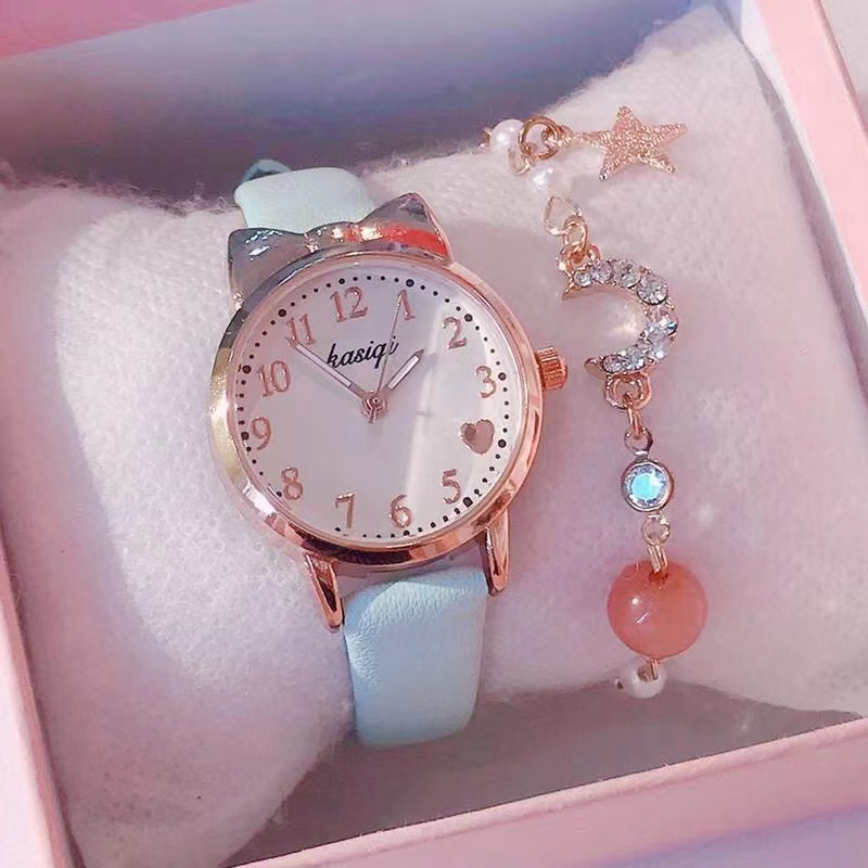 ภาพหน้าปกสินค้านาฬิกาข้อมือควอตซ์ อะนาล็อก สายหนัง รูปหัวใจ ลําลอง สําหรับผู้หญิง จากร้าน ffmarine.th บน Shopee