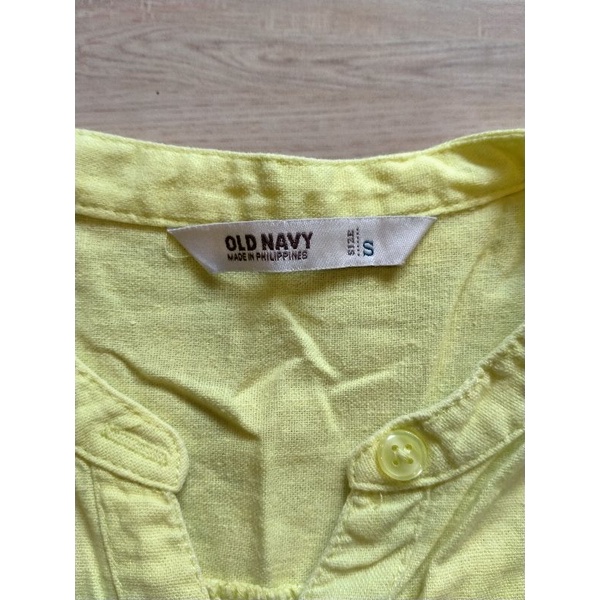 เดรส-old-navy-size-s-สีเหลืองมะนาว