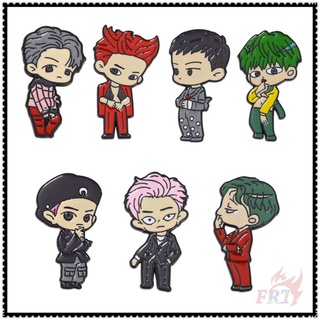 ★ Exo:q Style - KPOP เข็มกลัด Super Star ★ เข็มกลัดแฟชั่น รูปไอดอล Doodle Pins 1 ชิ้น