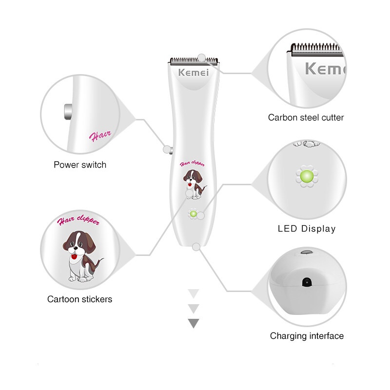 kemei-km-1051-ปัตตาเลียนตัดขนสุนัข-อุปกรณ์ตกแต่งขนสุนัข-ตัดขนหมา-ปัตตาเลี่ยนแมว-กรรไกรตัดขนหมา