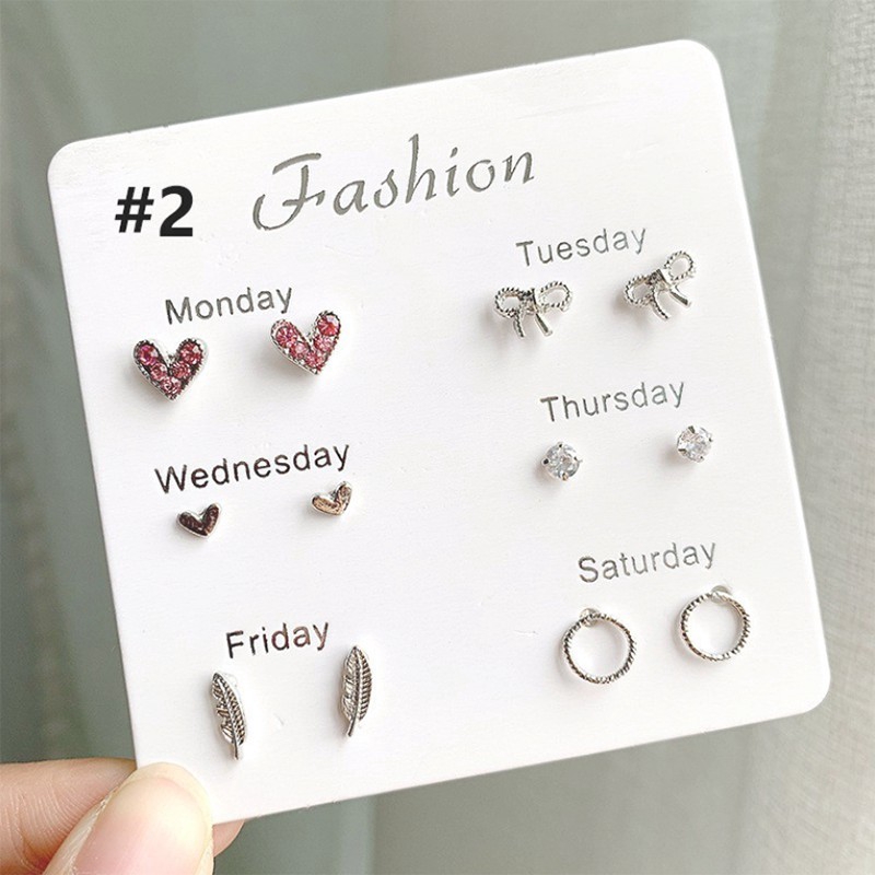 6pair-set-korean-fashion-pearl-diamond-studs-earrings-set-for-women-girls