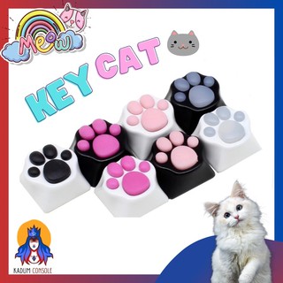 Keycap เท้าแมว คีย์บอร์ด แต่งคีย์บอร์ด ตกแต่งคีย์บอร์ด ปุ่มกดคีย์บอร์ด แมว