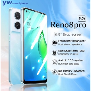 ภาพหน้าปกสินค้า【ซื้อ 1 แถม 1】2022 ใหม่ โทรศัพท์ถูกๆ  Reno8 Pro 5G 6.5นิ้ว โทรศัพท์มือถือ รองรับ2ซิม Smartphone 4G/5G โทรศัพท์สมา แรม16GB รอม512GB โทรศัพท์ถูกๆ Android11.0 มือถ【จัดส่งในกรุงเทพฯ พร้อมส่ง】 ที่เกี่ยวข้อง