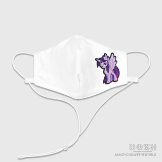 DOSH FACE MASK MY LITTLE PONY ผ้าปิดจมูกกันน้ำสำหรับเด็ก FPGM1007-WH