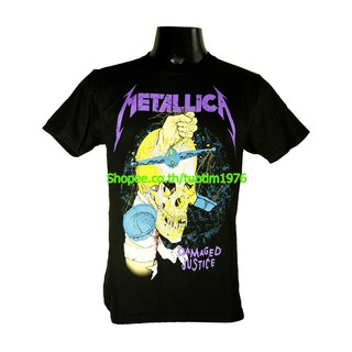 เสื้อยืดสุดเท่เสื้อวง Metallica เสื้อวงดังๆ วินเทจ เสื้อวินเทจ เมทัลลิกา MET957Sto5XL