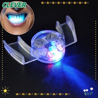 CLEVER LED Lighted Teeth Props For Halloween Party