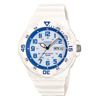 Casio Standard นาฬิกาข้อมือผู้ชาย สายเรซิ่น รุ่น MRW-200HC-7B2 - สีขาว