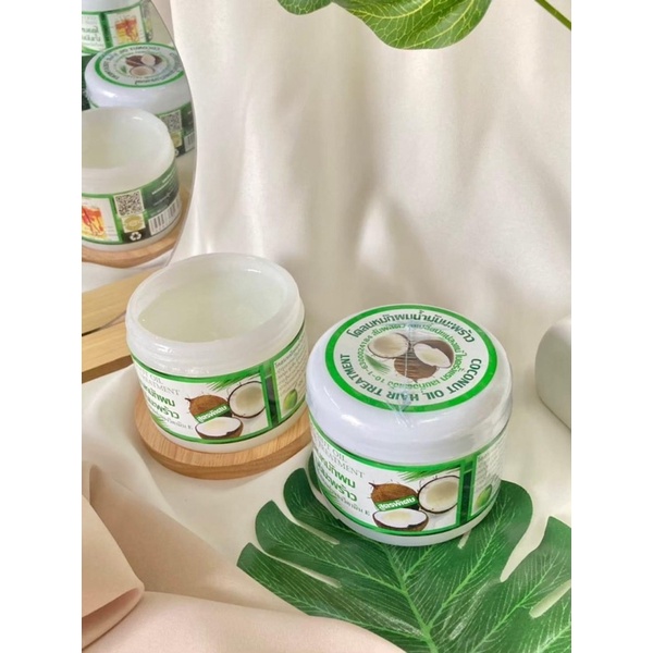 โคลนหมักน้ำมันมะพร้าว-coconutoil-หมักมะพร้าว-ครีมหมักผม-โคลนน้ำมันมะพร้าว-300-กรัม