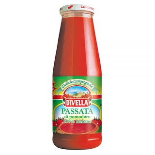 ภาพหน้าปกสินค้าดีเวลล่า ซอสพาสต้ามะเขือเทศ 680 มิลลิลิตร - Tomato Passata Sauce Sauce for Pasta 680g Divella brand ซึ่งคุณอาจชอบสินค้านี้