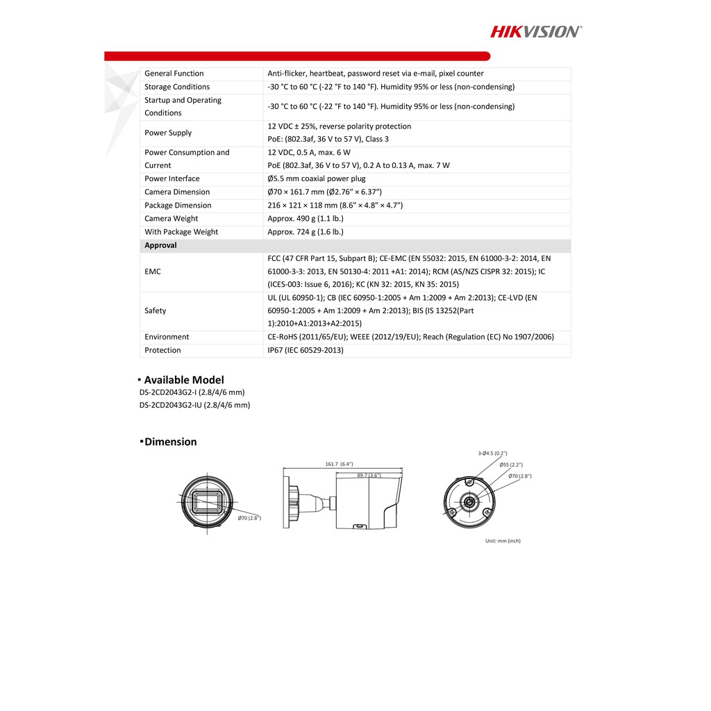 hikvision-กล้องวงจรปิดระบบip-4mp-ds-2cd2043g2-i-4-mm-ir-40-m-wdr-fixed-bullet-network-camera-by-billionaire-securetec