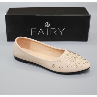 ภาพขนาดย่อของภาพหน้าปกสินค้ารองเท้า 888-2 รองเท้าส้นแบน ติดเพชร FAIRY รุ่น 888-2 จากร้าน fairyfine บน Shopee ภาพที่ 6