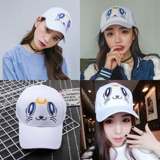 Cap_sailor moon หมวกแก็ป หมวกลายแมว ราคาถูก พร้อมส่ง