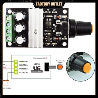 โมดูลควบคุมมอเตอร์ไดรฟ์ PWM DC 6V-28V 3A NE555