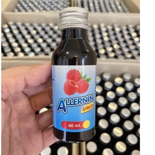 ALLERNIN [อเลอร์นิ่น] น้ำหวานเข้มข้นกลิ่นราสเบอร์รี่ 60 ml.