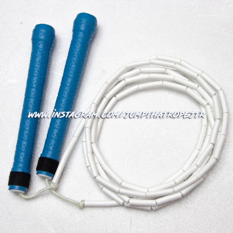 ภาพสินค้าMozzarella Beaded Rope  เชือกลูกปัด โมซซ่าเรลล่า  White Freestyle Jump Rope  เชือกกระโดดสีขาว จากร้าน sammy_jump_that_rope บน Shopee ภาพที่ 6