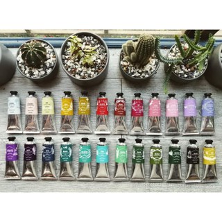 ชุดสีอะคริลิคไทยโทน 24สี :ThaiTone Acrylic Colour Shaed 24Colours  :  ขนาด 35 ml.จำนวน 24 สี by ARTISTIC