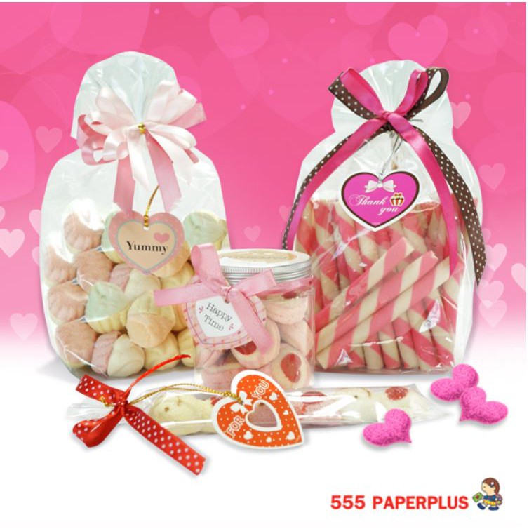 555paperplus-ซื้อใน-live-ลด-50-กระดาษการ์ดรูปหัวใจ-tag-หัวใจ-tag-valentine-สติ๊กเกอร์-valentine