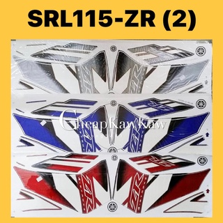 ชุดสติกเกอร์ติดตัวถัง (2) lagenda 115zr lagenda115zr srl115zr srl 115zr COVERSET STIKER STRIPE STICKER