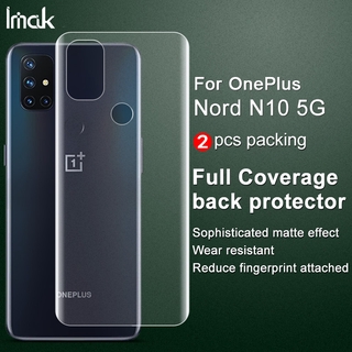 Imak OnePlus Nord N10 5G Full Cover Screen Protector 1+Nord N10 5G  Matte Soft Clear Front / Back Rear Hydrogel Film