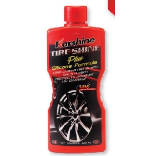 Karshine Tire Shine Plus คาร์ชายน์ ไทร์ ชายน์ พลัส ผลิตภัณฑ์เคลือบเงายาง สูตรผสมซิลิโคน ขนาด 500 มล.