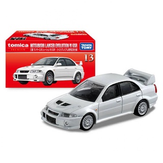 Tomica Premium MITSUBISHI LANCER EVO 6 GSR 1ST NO.13 DIECAST SCALE รุ่นรถ