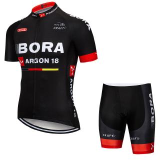 ภาพขนาดย่อของสินค้าCOD Men's Cycling Jersey Short Sleeve Bike Clothing / Bicycle Padded Short Pants