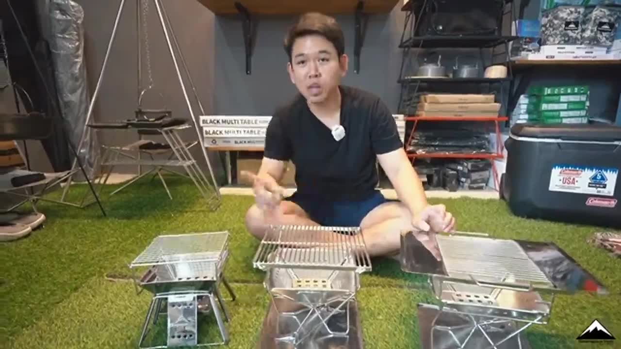 ถูกสุดในโลก-เตาปิ้งย่าง-campingmoon-x-mini-สแตนเลส-น้ำหนักเบา-ขนาดเล็ก