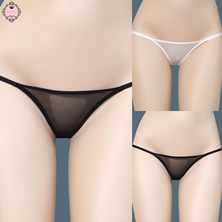 Women Mesh Sheer Panties Ultra-thin Briefs Lingerie Knicker Thongs G-String Sexy
