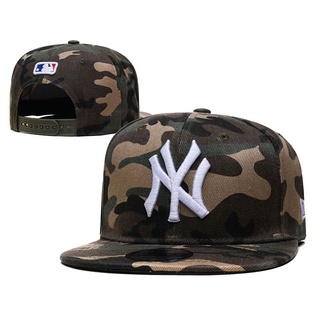 New York Yankees NY MLB หมวก Snapback หมวกกันแดด ทุกเพศ ปักลาย ปรับได้ หมวกฮิปฮอป หมวกแฟชั่น uJwZ