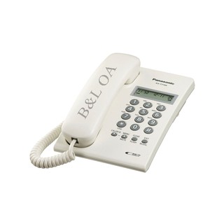 Panasonic Telephone CALLER ID มีจอโชว์เบอร์ รุ่น KX-T7703X/ฺฺB (สีขาว/ดำ)