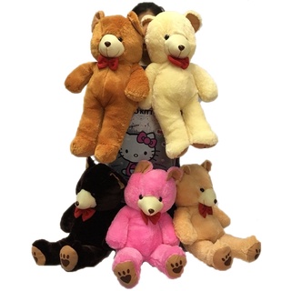 ภาพขนาดย่อของสินค้าราคาส่งทุกตัว ตุ๊กตาหมี ตัวโต ยัดใยสังเคราะห์อย่างดี ตัวสุง 24 นิ้ว มีหลายสี