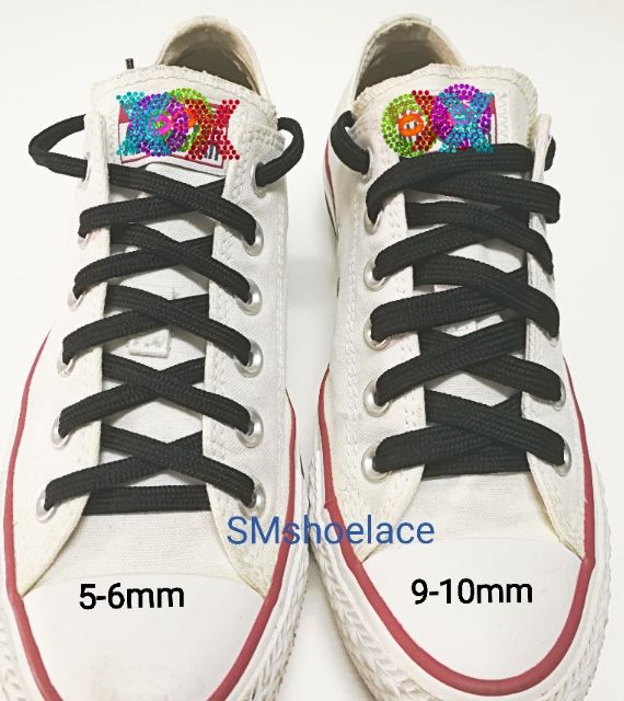 ภาพสินค้าเชือกรองเท้าแบบหนา​ ยาว​ 120​cm.(พร้อมส่ง)​ สำหรับรองเท้าผ้าใบ จากร้าน smshoelace บน Shopee ภาพที่ 5