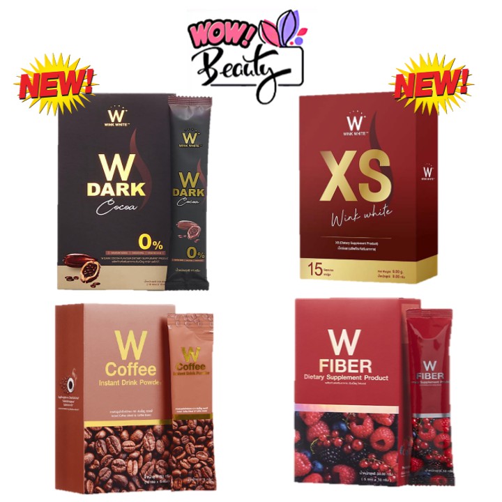 ภาพหน้าปกสินค้าW COFFEE/W FIBER/W CHOCO/ MORSIL S/คอฟฟี่/ไฟเบอร์/ช็อกโก้/เอสแดง ของแท้100%