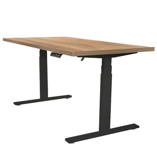 Desk STANDING DESK ERGOTREND SIT 2 STAND GEN2 150CM VINTAGE OAK/BLACK Office furniture Home &amp; Furniture โต๊ะทำงาน โต๊ะทำ