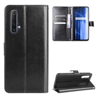 เคสสำ Realme X50 5G Case Flip PU Leather Phone Casing Oppo RealmeX50 5G คสโทรศัพท์มือถือ Back Cover