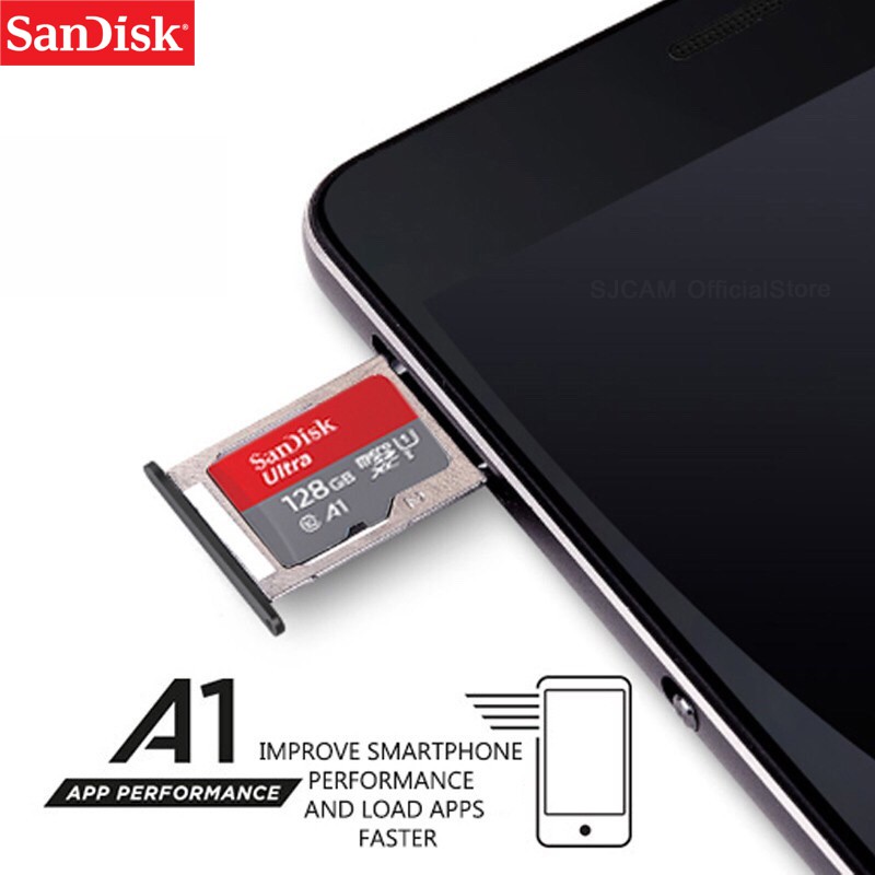 ภาพสินค้าSanDisk Ultra Class10 A1 MicroSDXC 128GB อ่าน 140MB/s (SDSQUAB-128G-GN6MN) ใส่ กล้องวงจรปิด กล้องติดรถ แท็บเล็ต Synnex จากร้าน sjcam_officialstore บน Shopee ภาพที่ 5
