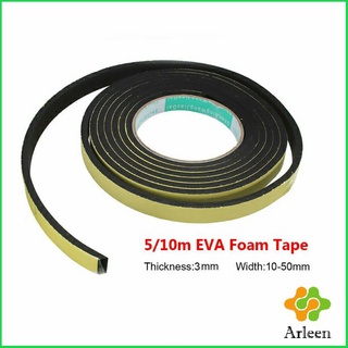 Arleen เทปฟองน้ำ เทปโฟม EVA กันเสียงสําหรับติดประตูหน้าต่าง เทปหน้าเดียว EVA foam tape