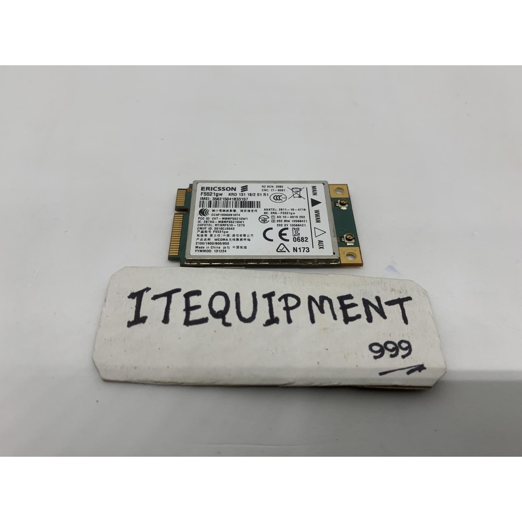WWAN Ericsson F5521gw Mobile Broadband Minicard สินค้ามือสองนะครับ