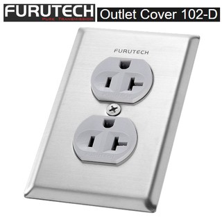 Furutech Outlet Cover 102-D  stainless steel and employ stainless screws.