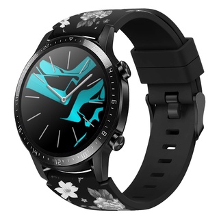ภาพหน้าปกสินค้าสายนาฬิกาข้อมือซิลิโคน ลายดอกไม้ 22 มม. สําหรับ Samsung galaxy watch 3 45 มม. Gear S3 Frontier Classic 22 มม. ที่เกี่ยวข้อง
