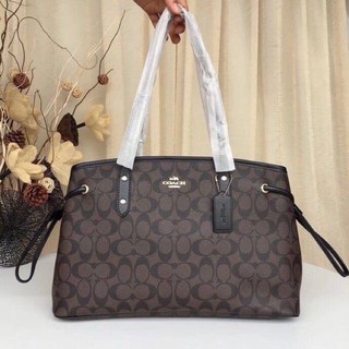 💥COACH SIGNATURE DRAWSTRING CARRYALL BAG