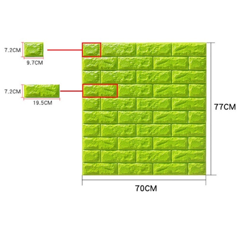 วอลเปเปอร์-3-มิติ-สติ๊กเกอร์ติดผนัง-ของแต่งบ้านติดผนังหนา-4-มิล-วัสดุ-pe-foam-ลายอิฐ-กันน้ำ