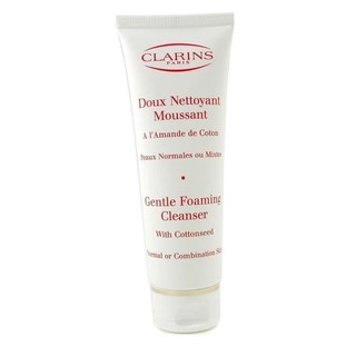 Clarins Gentle Foaming Cleanser with Cottonseed Normal or Combination Skin 125ml