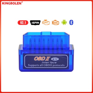 เครื่องสแกนเนอร์ ELM327 V2.1 OBD บลูทูธ 2.0 OBD ชิป 3231 ELM327 สําหรับโปรโตคอล 7