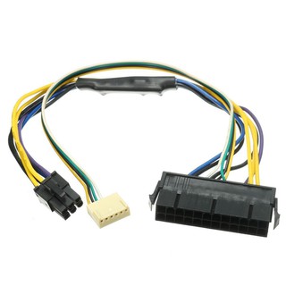 ภาพหน้าปกสินค้าTH  Shopping ATX PSU Power Cable 24P to 6P for HP Z220 Z230 SFFtation Black ที่เกี่ยวข้อง