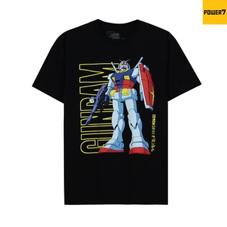 Power 7 shop กันดั้ม เสื้อยืดกันดั้ม Gundam การ์ตูนลิขสิทธิ์แท้ รุ่น 0320-702