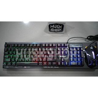 ร้านแนะนำคีบอร์ดมีไฟ เมาส์มีไฟ NUBWO Savitar NKM 623 Keyboard Mouse Combo ประกันศูนย์ 1 ปี img 3
