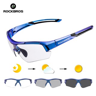 Rockbros แว่นตากันแดด โฟโตโครมิก UV400 2 สไตล์ สําหรับผู้ชาย ผู้หญิง เหมาะกับการเล่นกีฬา ขี่จักรยาน เดินป่า