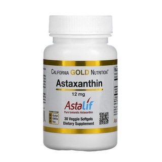 ภาพขนาดย่อของภาพหน้าปกสินค้า︎พร้อมส่ง︎ แอสต้าแซนทิน 12 mg, Astaxanthin 12 mg, 30 Veggie Softgels, จากร้าน finithip บน Shopee ภาพที่ 2