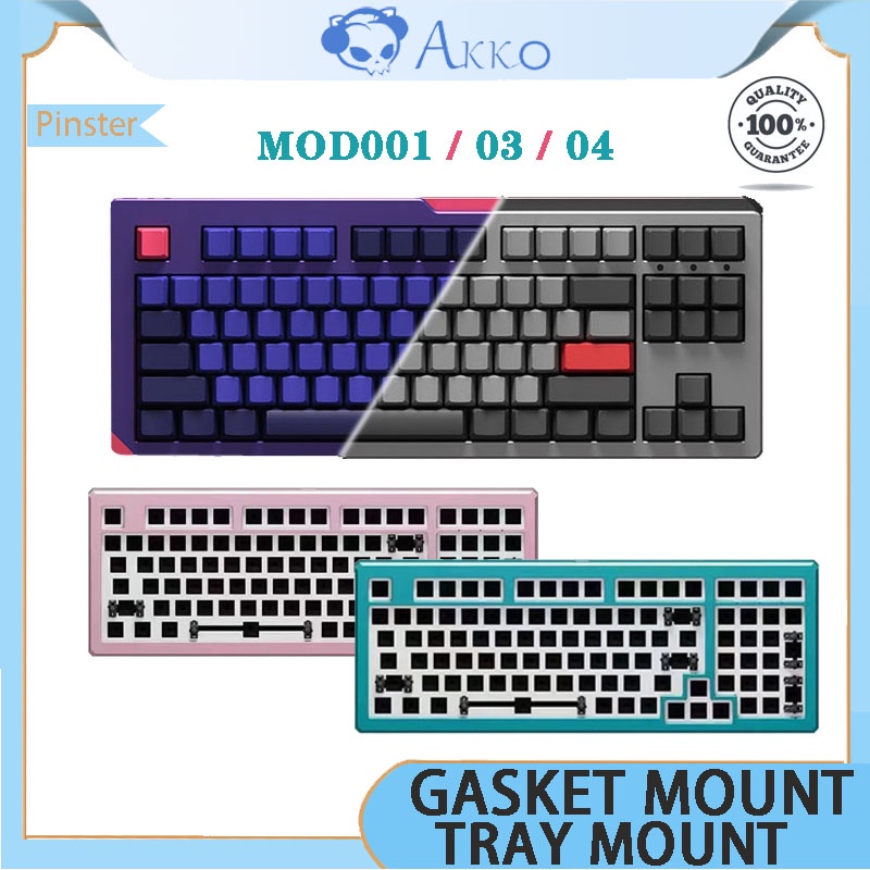 Akko mod003 kuchuang คีย์บอร์ดเมคคานิคอล 87 คีย์ CNC โลหะ ด้านบน และ ...